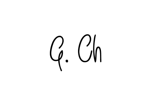 Make a beautiful signature design for name G. Ch. Use this online signature maker to create a handwritten signature for free. G. Ch signature style 5 images and pictures png