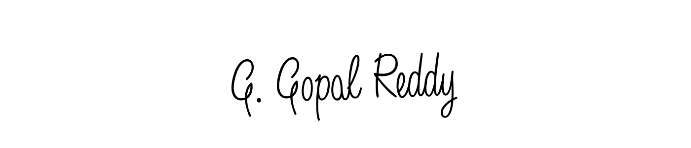 Also You can easily find your signature by using the search form. We will create G. Gopal Reddy name handwritten signature images for you free of cost using Angelique-Rose-font-FFP sign style. G. Gopal Reddy signature style 5 images and pictures png