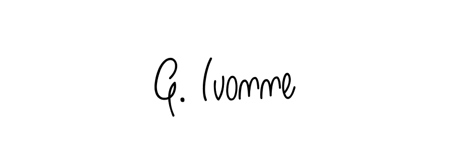 You can use this online signature creator to create a handwritten signature for the name G. Ivonne. This is the best online autograph maker. G. Ivonne signature style 5 images and pictures png