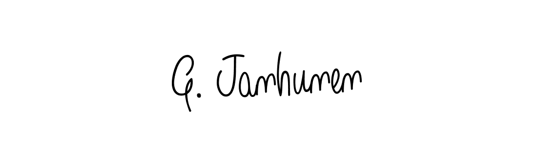 Make a short G. Janhunen signature style. Manage your documents anywhere anytime using Angelique-Rose-font-FFP. Create and add eSignatures, submit forms, share and send files easily. G. Janhunen signature style 5 images and pictures png