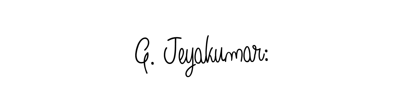 if you are searching for the best signature style for your name G. Jeyakumar:. so please give up your signature search. here we have designed multiple signature styles  using Angelique-Rose-font-FFP. G. Jeyakumar: signature style 5 images and pictures png
