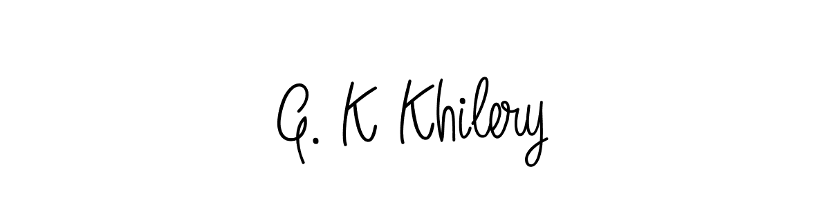 Best and Professional Signature Style for G. K Khilery. Angelique-Rose-font-FFP Best Signature Style Collection. G. K Khilery signature style 5 images and pictures png