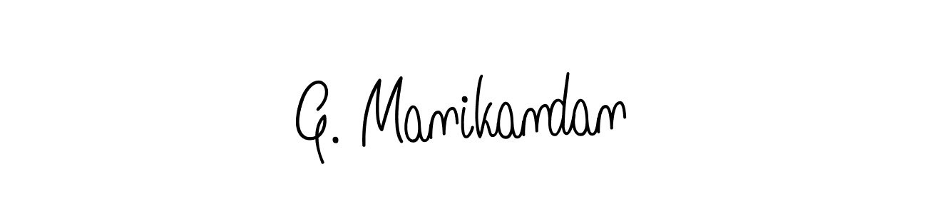 Also we have G. Manikandan name is the best signature style. Create professional handwritten signature collection using Angelique-Rose-font-FFP autograph style. G. Manikandan signature style 5 images and pictures png