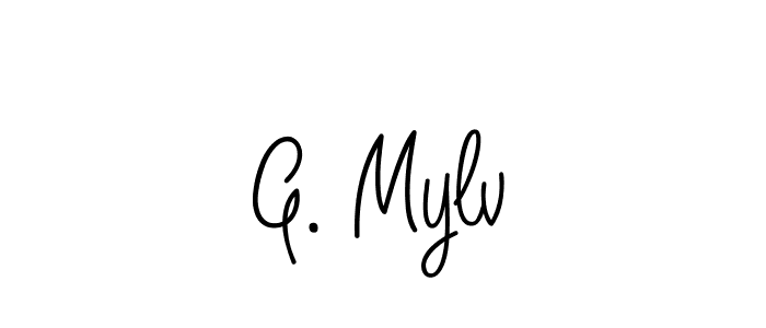 Here are the top 10 professional signature styles for the name G. Mylv. These are the best autograph styles you can use for your name. G. Mylv signature style 5 images and pictures png