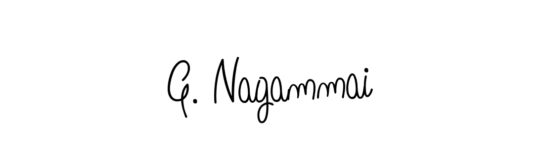 G. Nagammai stylish signature style. Best Handwritten Sign (Angelique-Rose-font-FFP) for my name. Handwritten Signature Collection Ideas for my name G. Nagammai. G. Nagammai signature style 5 images and pictures png