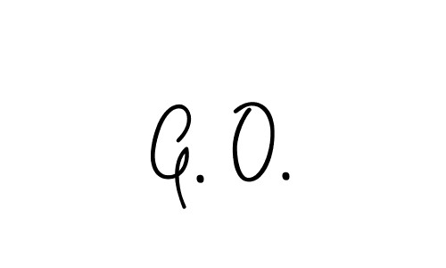 Design your own signature with our free online signature maker. With this signature software, you can create a handwritten (Angelique-Rose-font-FFP) signature for name G. O.. G. O. signature style 5 images and pictures png