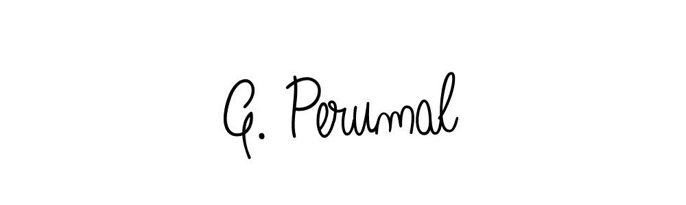 Similarly Angelique-Rose-font-FFP is the best handwritten signature design. Signature creator online .You can use it as an online autograph creator for name G. Perumal. G. Perumal signature style 5 images and pictures png