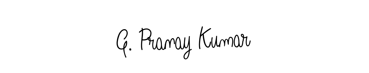 Similarly Angelique-Rose-font-FFP is the best handwritten signature design. Signature creator online .You can use it as an online autograph creator for name G. Pranay Kumar. G. Pranay Kumar signature style 5 images and pictures png