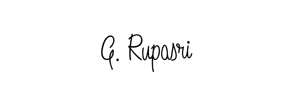 G. Rupasri stylish signature style. Best Handwritten Sign (Angelique-Rose-font-FFP) for my name. Handwritten Signature Collection Ideas for my name G. Rupasri. G. Rupasri signature style 5 images and pictures png