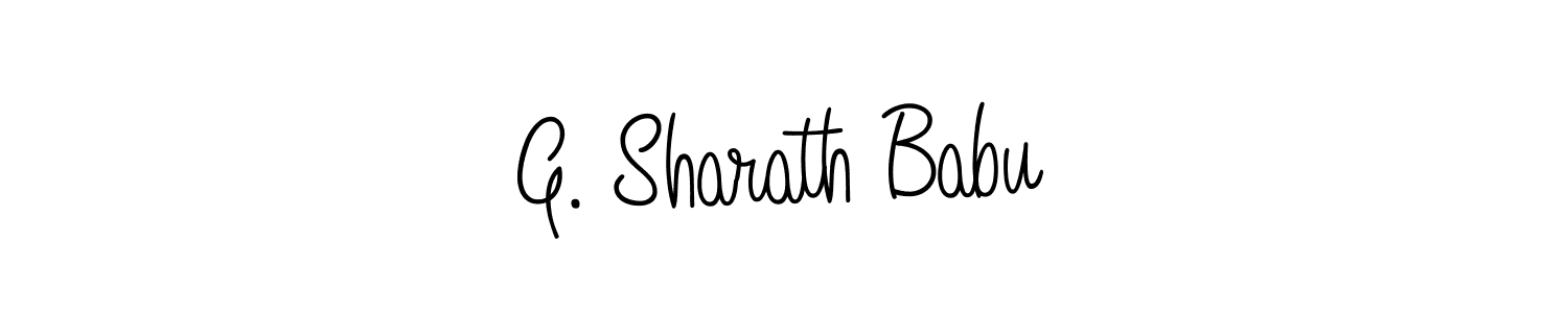 Best and Professional Signature Style for G. Sharath Babu. Angelique-Rose-font-FFP Best Signature Style Collection. G. Sharath Babu signature style 5 images and pictures png