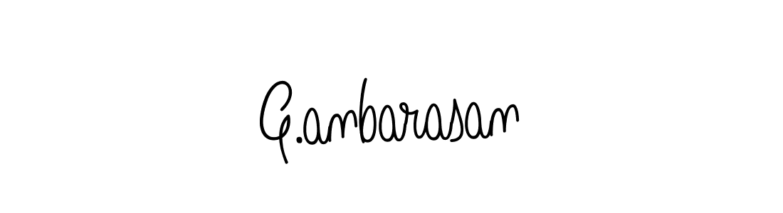 How to Draw G.anbarasan signature style? Angelique-Rose-font-FFP is a latest design signature styles for name G.anbarasan. G.anbarasan signature style 5 images and pictures png