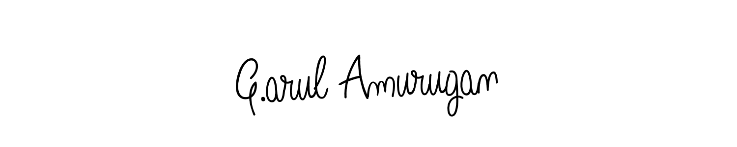 Check out images of Autograph of G.arul Amurugan name. Actor G.arul Amurugan Signature Style. Angelique-Rose-font-FFP is a professional sign style online. G.arul Amurugan signature style 5 images and pictures png