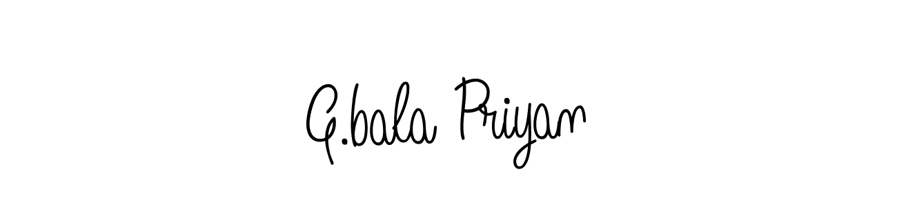 Check out images of Autograph of G.bala Priyan name. Actor G.bala Priyan Signature Style. Angelique-Rose-font-FFP is a professional sign style online. G.bala Priyan signature style 5 images and pictures png