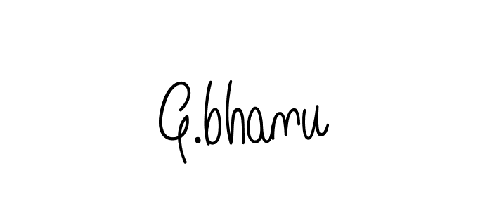 G.bhanu stylish signature style. Best Handwritten Sign (Angelique-Rose-font-FFP) for my name. Handwritten Signature Collection Ideas for my name G.bhanu. G.bhanu signature style 5 images and pictures png