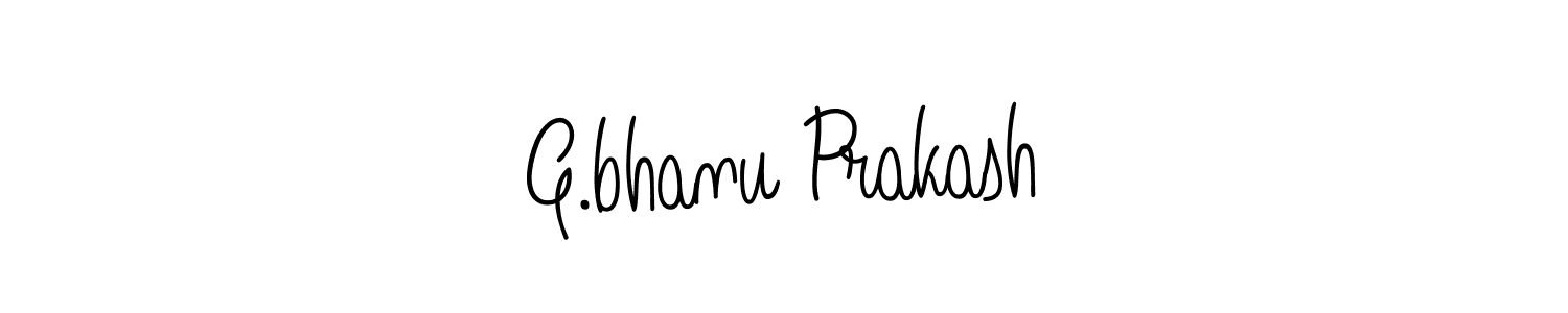 How to make G.bhanu Prakash name signature. Use Angelique-Rose-font-FFP style for creating short signs online. This is the latest handwritten sign. G.bhanu Prakash signature style 5 images and pictures png