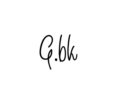 This is the best signature style for the G.bk name. Also you like these signature font (Angelique-Rose-font-FFP). Mix name signature. G.bk signature style 5 images and pictures png