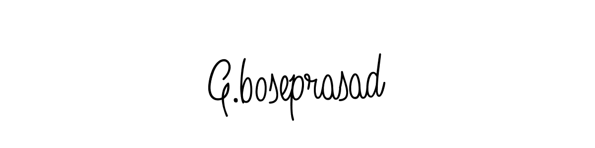 The best way (Angelique-Rose-font-FFP) to make a short signature is to pick only two or three words in your name. The name G.boseprasad include a total of six letters. For converting this name. G.boseprasad signature style 5 images and pictures png