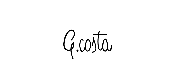 Once you've used our free online signature maker to create your best signature Angelique-Rose-font-FFP style, it's time to enjoy all of the benefits that G.costa name signing documents. G.costa signature style 5 images and pictures png