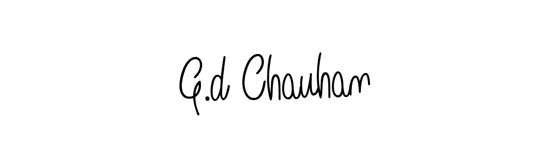 Once you've used our free online signature maker to create your best signature Angelique-Rose-font-FFP style, it's time to enjoy all of the benefits that G.d Chauhan name signing documents. G.d Chauhan signature style 5 images and pictures png