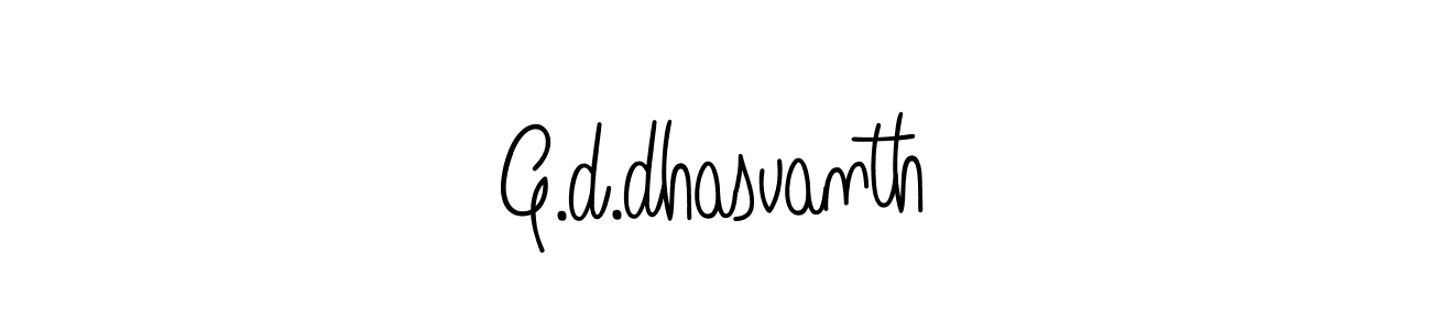 Best and Professional Signature Style for G.d.dhasvanth. Angelique-Rose-font-FFP Best Signature Style Collection. G.d.dhasvanth signature style 5 images and pictures png