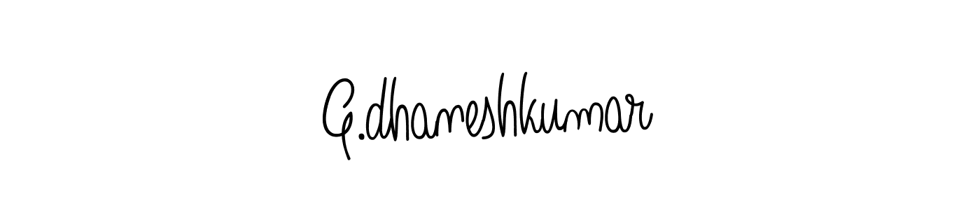 This is the best signature style for the G.dhaneshkumar name. Also you like these signature font (Angelique-Rose-font-FFP). Mix name signature. G.dhaneshkumar signature style 5 images and pictures png