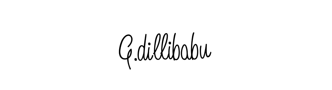 It looks lik you need a new signature style for name G.dillibabu. Design unique handwritten (Angelique-Rose-font-FFP) signature with our free signature maker in just a few clicks. G.dillibabu signature style 5 images and pictures png