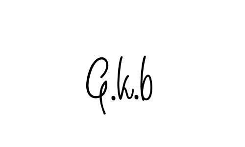 You can use this online signature creator to create a handwritten signature for the name G.k.b. This is the best online autograph maker. G.k.b signature style 5 images and pictures png