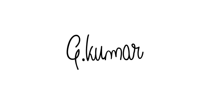 Create a beautiful signature design for name G.kumar. With this signature (Angelique-Rose-font-FFP) fonts, you can make a handwritten signature for free. G.kumar signature style 5 images and pictures png