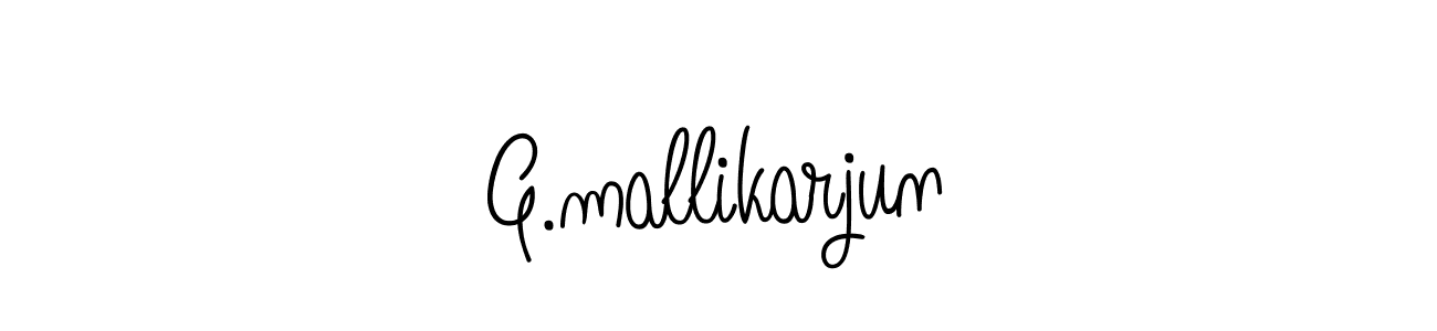 How to Draw G.mallikarjun signature style? Angelique-Rose-font-FFP is a latest design signature styles for name G.mallikarjun. G.mallikarjun signature style 5 images and pictures png