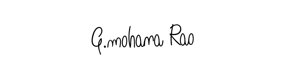 Also You can easily find your signature by using the search form. We will create G.mohana Rao name handwritten signature images for you free of cost using Angelique-Rose-font-FFP sign style. G.mohana Rao signature style 5 images and pictures png