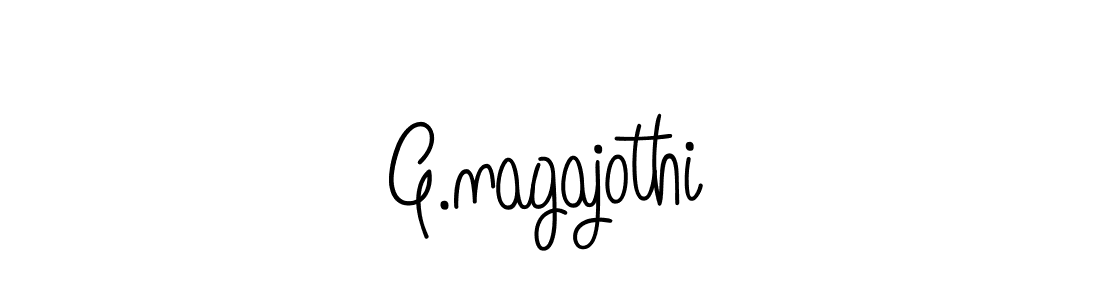 G.nagajothi stylish signature style. Best Handwritten Sign (Angelique-Rose-font-FFP) for my name. Handwritten Signature Collection Ideas for my name G.nagajothi. G.nagajothi signature style 5 images and pictures png