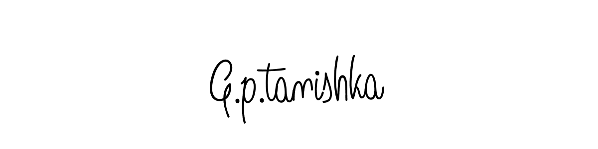 How to make G.p.tanishka signature? Angelique-Rose-font-FFP is a professional autograph style. Create handwritten signature for G.p.tanishka name. G.p.tanishka signature style 5 images and pictures png