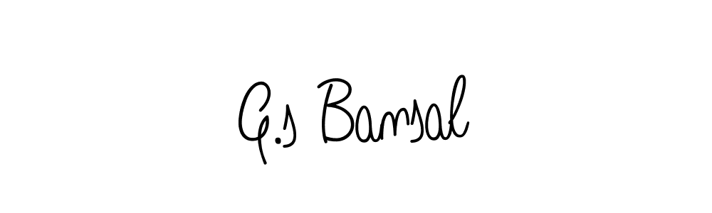 How to Draw G.s Bansal signature style? Angelique-Rose-font-FFP is a latest design signature styles for name G.s Bansal. G.s Bansal signature style 5 images and pictures png