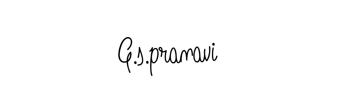 Make a beautiful signature design for name G.s.pranavi. Use this online signature maker to create a handwritten signature for free. G.s.pranavi signature style 5 images and pictures png