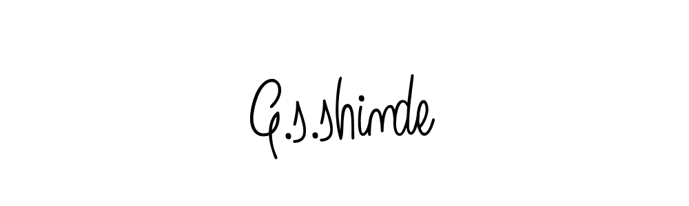 You should practise on your own different ways (Angelique-Rose-font-FFP) to write your name (G.s.shinde) in signature. don't let someone else do it for you. G.s.shinde signature style 5 images and pictures png