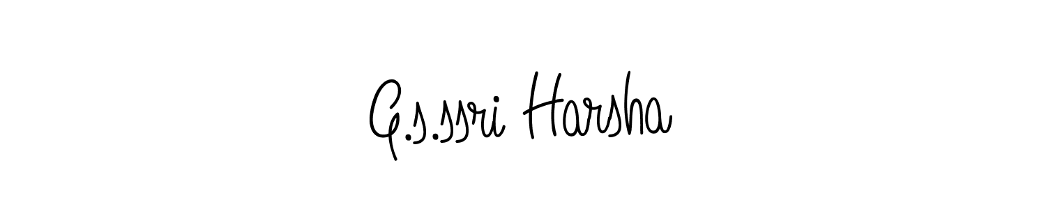 Check out images of Autograph of G.s.ssri Harsha name. Actor G.s.ssri Harsha Signature Style. Angelique-Rose-font-FFP is a professional sign style online. G.s.ssri Harsha signature style 5 images and pictures png