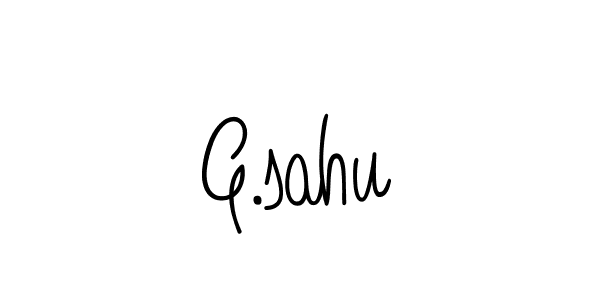 How to Draw G.sahu signature style? Angelique-Rose-font-FFP is a latest design signature styles for name G.sahu. G.sahu signature style 5 images and pictures png