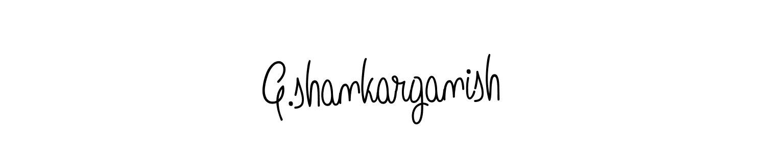 Create a beautiful signature design for name G.shankarganish. With this signature (Angelique-Rose-font-FFP) fonts, you can make a handwritten signature for free. G.shankarganish signature style 5 images and pictures png