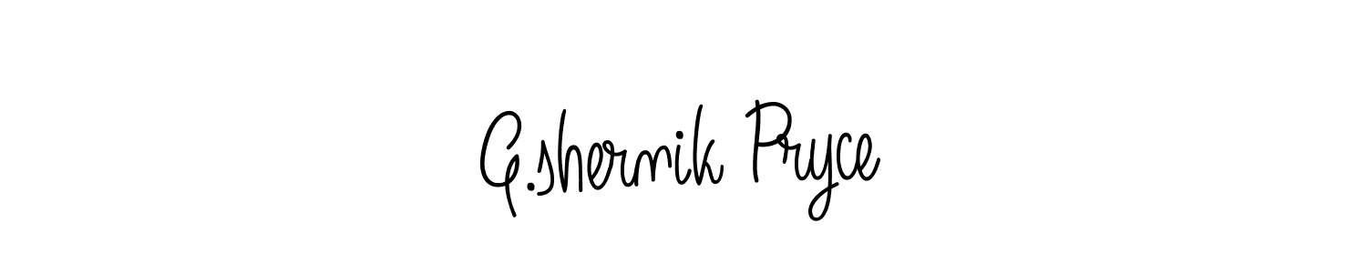 Make a beautiful signature design for name G.shernik Pryce. Use this online signature maker to create a handwritten signature for free. G.shernik Pryce signature style 5 images and pictures png