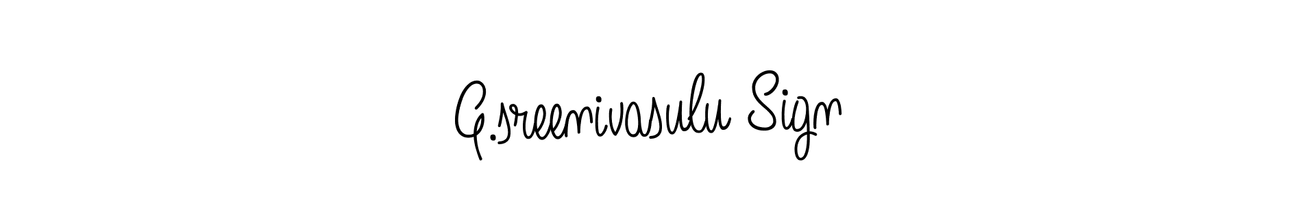 How to make G.sreenivasulu Sign name signature. Use Angelique-Rose-font-FFP style for creating short signs online. This is the latest handwritten sign. G.sreenivasulu Sign signature style 5 images and pictures png