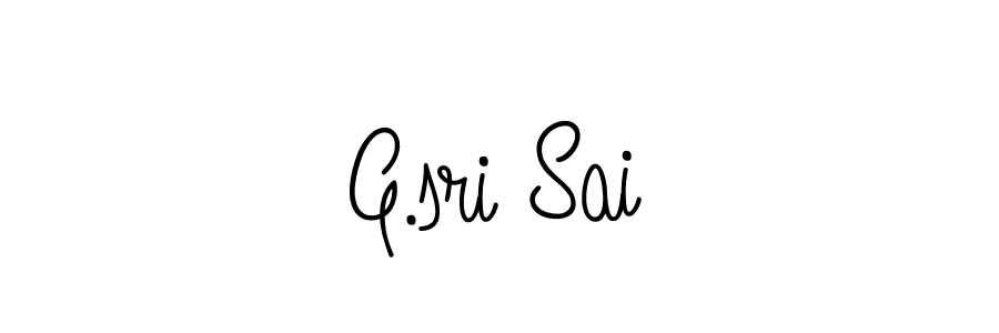 Design your own signature with our free online signature maker. With this signature software, you can create a handwritten (Angelique-Rose-font-FFP) signature for name G.sri Sai. G.sri Sai signature style 5 images and pictures png