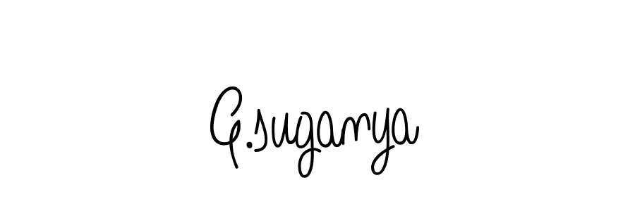 Angelique-Rose-font-FFP is a professional signature style that is perfect for those who want to add a touch of class to their signature. It is also a great choice for those who want to make their signature more unique. Get G.suganya name to fancy signature for free. G.suganya signature style 5 images and pictures png
