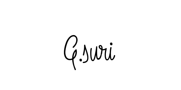 Make a short G.suri signature style. Manage your documents anywhere anytime using Angelique-Rose-font-FFP. Create and add eSignatures, submit forms, share and send files easily. G.suri signature style 5 images and pictures png