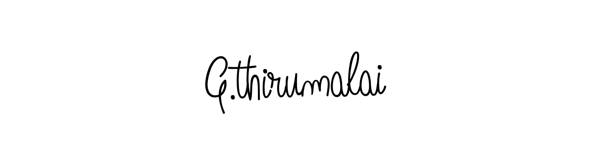 How to make G.thirumalai name signature. Use Angelique-Rose-font-FFP style for creating short signs online. This is the latest handwritten sign. G.thirumalai signature style 5 images and pictures png