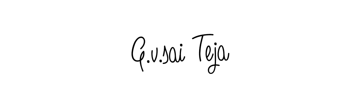 See photos of G.v.sai Teja official signature by Spectra . Check more albums & portfolios. Read reviews & check more about Angelique-Rose-font-FFP font. G.v.sai Teja signature style 5 images and pictures png