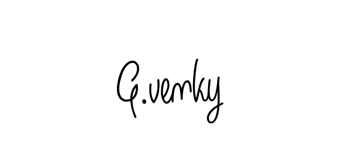You can use this online signature creator to create a handwritten signature for the name G.venky. This is the best online autograph maker. G.venky signature style 5 images and pictures png