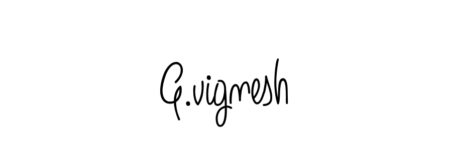 Angelique-Rose-font-FFP is a professional signature style that is perfect for those who want to add a touch of class to their signature. It is also a great choice for those who want to make their signature more unique. Get G.vignesh name to fancy signature for free. G.vignesh signature style 5 images and pictures png