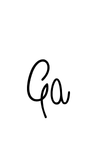 The best way (Angelique-Rose-font-FFP) to make a short signature is to pick only two or three words in your name. The name Ga include a total of six letters. For converting this name. Ga signature style 5 images and pictures png