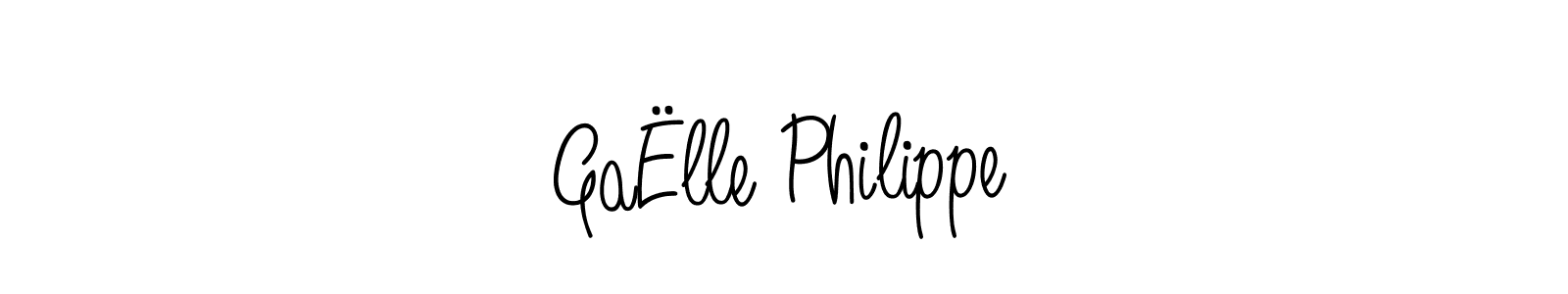 You can use this online signature creator to create a handwritten signature for the name GaËlle Philippe. This is the best online autograph maker. GaËlle Philippe signature style 5 images and pictures png