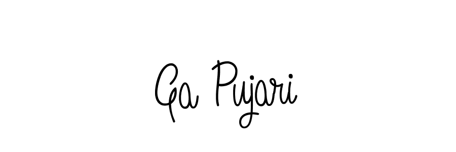 Make a beautiful signature design for name Ga Pujari. Use this online signature maker to create a handwritten signature for free. Ga Pujari signature style 5 images and pictures png